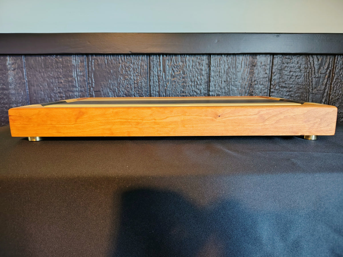 Handmade Edge Grain Cutting Board – Walnut, Maple & Cherry