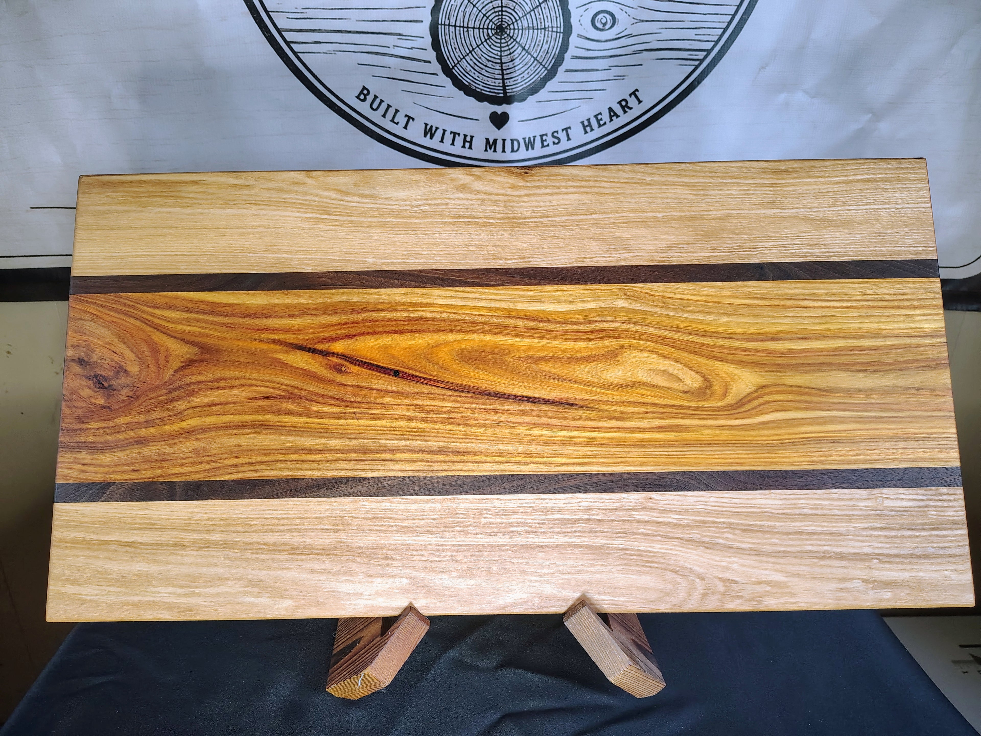 Jupiter — Ash & Walnut Cutting Board