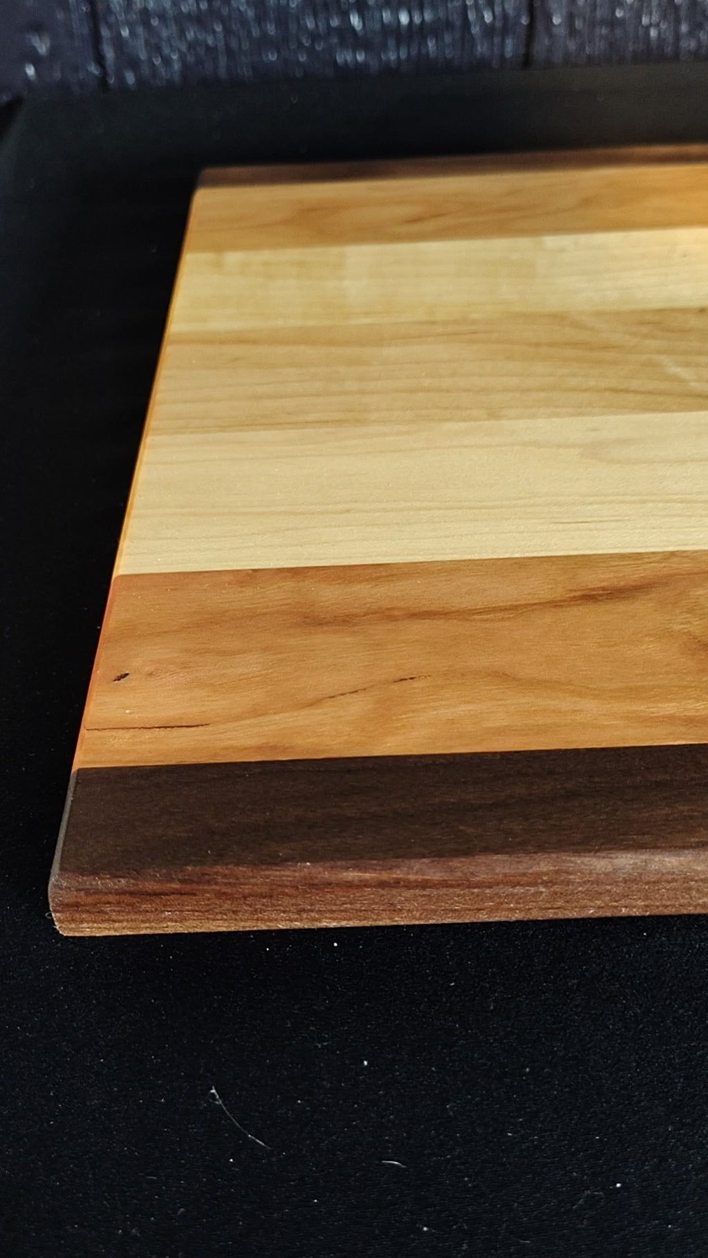 Handmade Maple, Cherry & Walnut Cutting Board